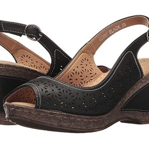 Patrizia by Spring Step Ginny Wedge Sandal